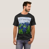 T-shirt Bluebonnets Blue Flowers Texas texan Floral (Devant entier)