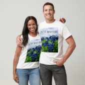 T-shirt Bluebonnets Blue Flowers Texas texan Floral (Unisexe)