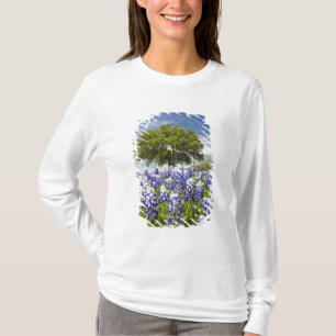 T-shirt Bluebonnets du Texas (lupinus texensis) et chêne