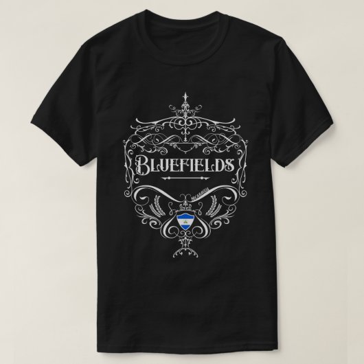 T-shirt Bluefields Design Vintage 1 (Design devant)