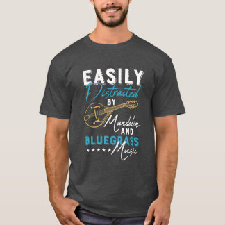 T-shirt Bluegrass Music Et Mandolin drôle