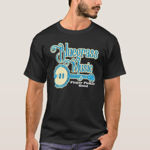 T-shirt Bluegrass Music Finger Pickin Good - Banjo Player