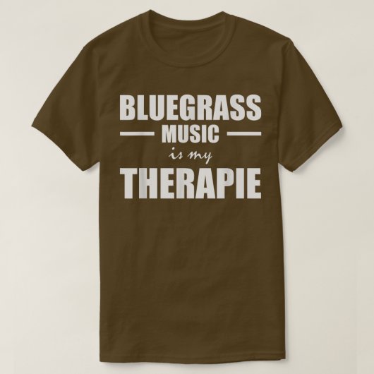 T-shirt Bluegrass Music Is (Design devant)