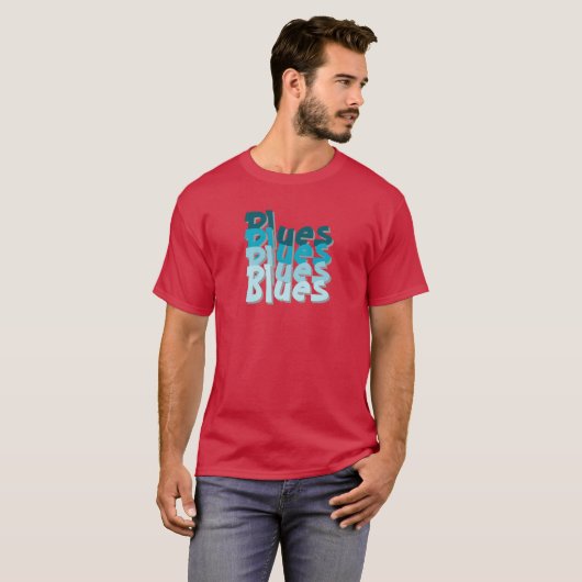T-Shirt Blues (Devant entier)