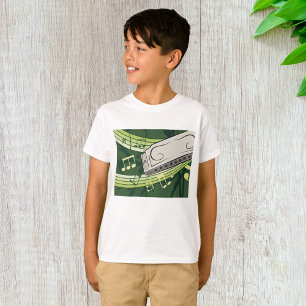 T-shirt Blues à l'harmonica et musique folk