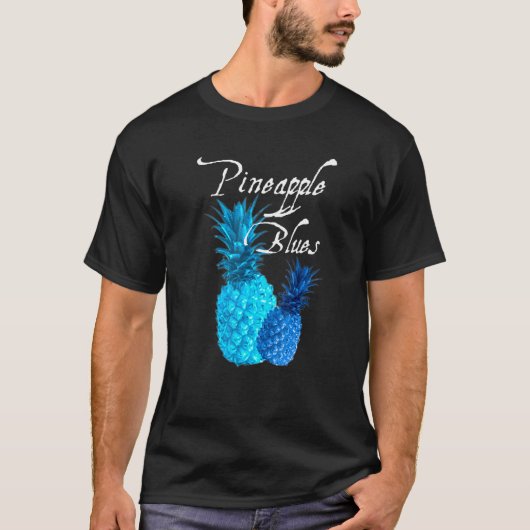 T-shirt Blues d'ananas (Devant)