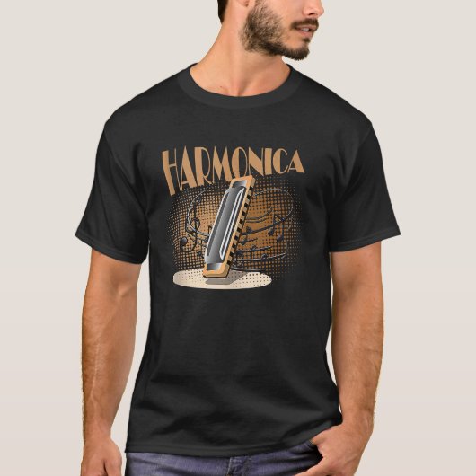 T-shirt Blues Harmonica orgue harmoniciste Débardeur 1 (Devant)