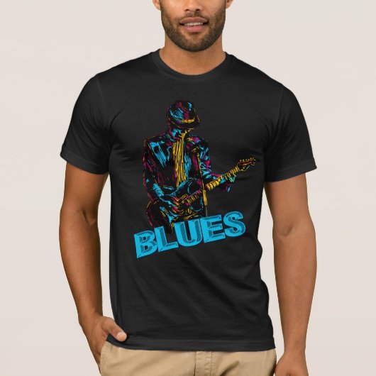 T-shirt Blues Lover (Devant)