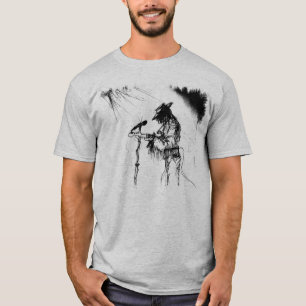 T-shirt Blues Music Guitariste et orchestre sur scène