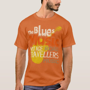 T-shirt Blues Music Vintage classique mississippi road m