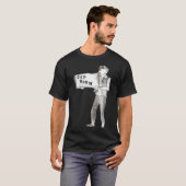 T-shirt Blues nostalgique souterrain (Devant entier)