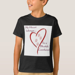 T-shirt Bluetick Coonhound Heart Belongs