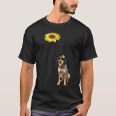 T-shirt Bluetick Coonhound Mes amis Mon soleil (Devant)