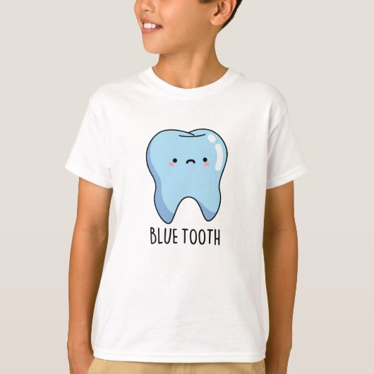 T-shirt Bluetooth Funny Technique Bleu Douille (Devant)