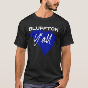 T-shirt Bluffton Caroline du Sud Yall Sc Palmetto State Ro