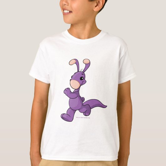 T-shirt Blumaroo pourpre de marche (Devant)