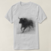 T-shirt Blurry Bull – Motion & Power Abstract Art Tee (Design devant)