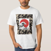 T-shirt blusa com simbolo japones (Devant)