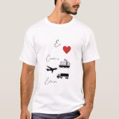T-shirt Blusa unissex (Camiseta unissex comércio exterior) (Devant)