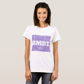 T-shirt BMRT violet Faisons passer le mot ! (Devant entier)