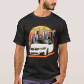 T-shirt BMW blanche M3 (Devant)