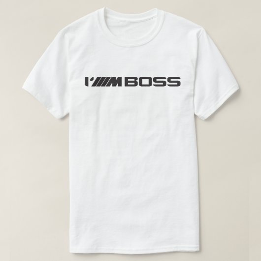 T-Shirt BMW ///M "I'///M BOSS" (Design devant)