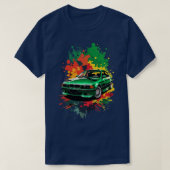 T-shirt Bmw vert E39 (Design devant)