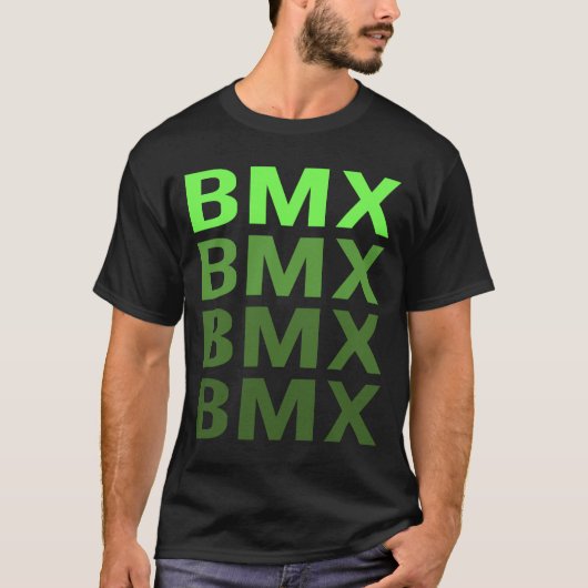 T-shirt BMX à dégradé blanc (Devant)