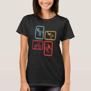 T-shirt BMX Bicyclettes Vintage Enfants Hommes Garçons BMX