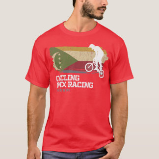 T-shirt BMX Bike Comoros Drapeau Vélo Vélo Course BMX 2