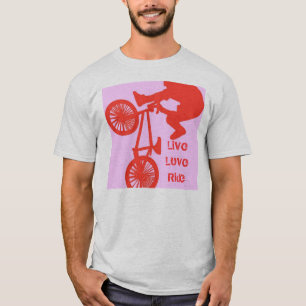 T-shirt BMX Biker Live Love Ride