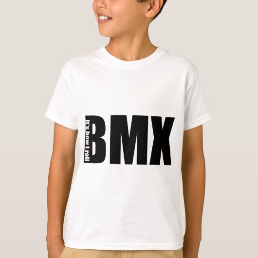 T-shirt BMX - C'est comme ça que je roule (Devant)