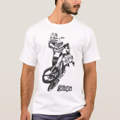 T-shirt bmx de l'ancienne école (Devant)