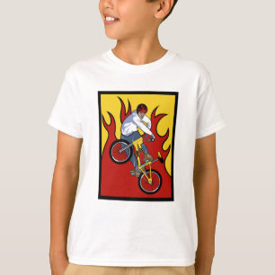 T-shirt BMX Flames