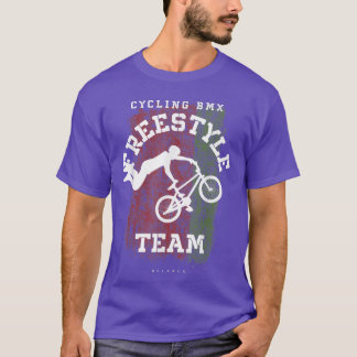 T-shirt BMX Freestyle Bike Belarus Flag Biking Cycling BMX