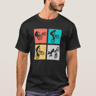 T-shirt Bmx Freestyle Bmx Pop Art Design