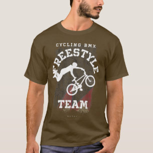 T-shirt BMX Freestyle Vélo Népal Drapeau Vélo BMX