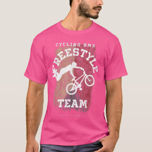 T-shirt BMX Freestyle Vélo République Tchèque Drapeau Vélo