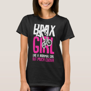 T-shirt BMX Girl Rider Vélo Stunt Racing Enfants Girl