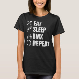 T-shirt BMX Horaire BMX Rider Motocross