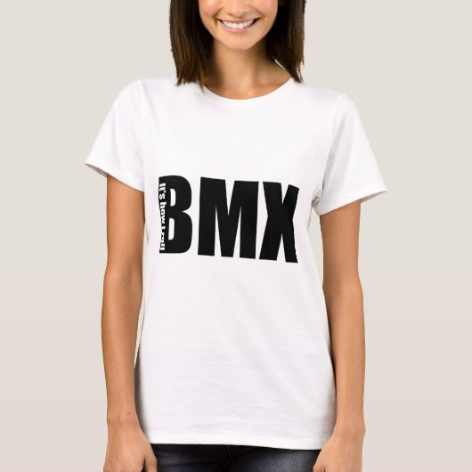 T-shirt BMX - Il est comment je roule (Devant)