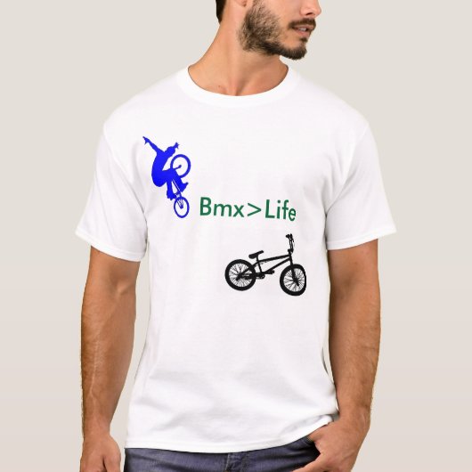 T-shirt Bmx>Life (Devant)
