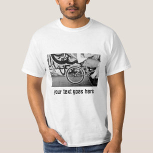 T-Shirt BMX schaats park graffiti zwart