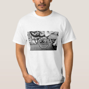 T-Shirt BMX schaats park graffiti zwart