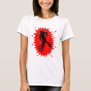T-shirt Bmx Sport Cool Cycling Bike Rider Downhill Biker B