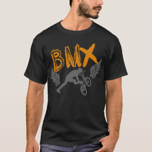 T-shirt BMX Vélo Ailes Street Style Art Vélo Cyclisme