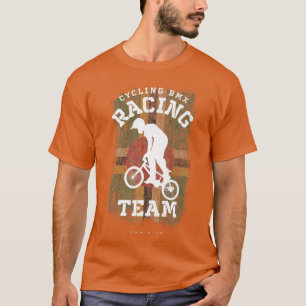 T-shirt BMX Vélo Dominique Drapeau Vélo Vélo Course BMX 2