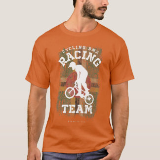 T-shirt BMX Vélo Dominique Drapeau Vélo Vélo Course BMX 2