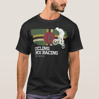 T-shirt BMX Vélo Dominique Drapeau Vélo Vélo Course BMX 3