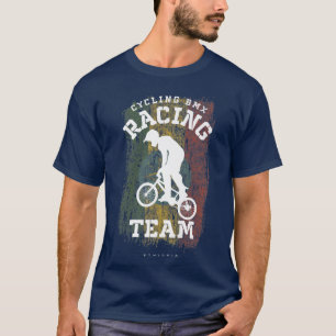 T-shirt BMX Vélo Ethiopie Drapeau Vélo Course BMX